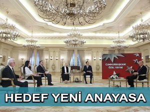 Erdoğan: Yeni anayasa ile ilgili 128 madde üzerinde çalışıyoruz