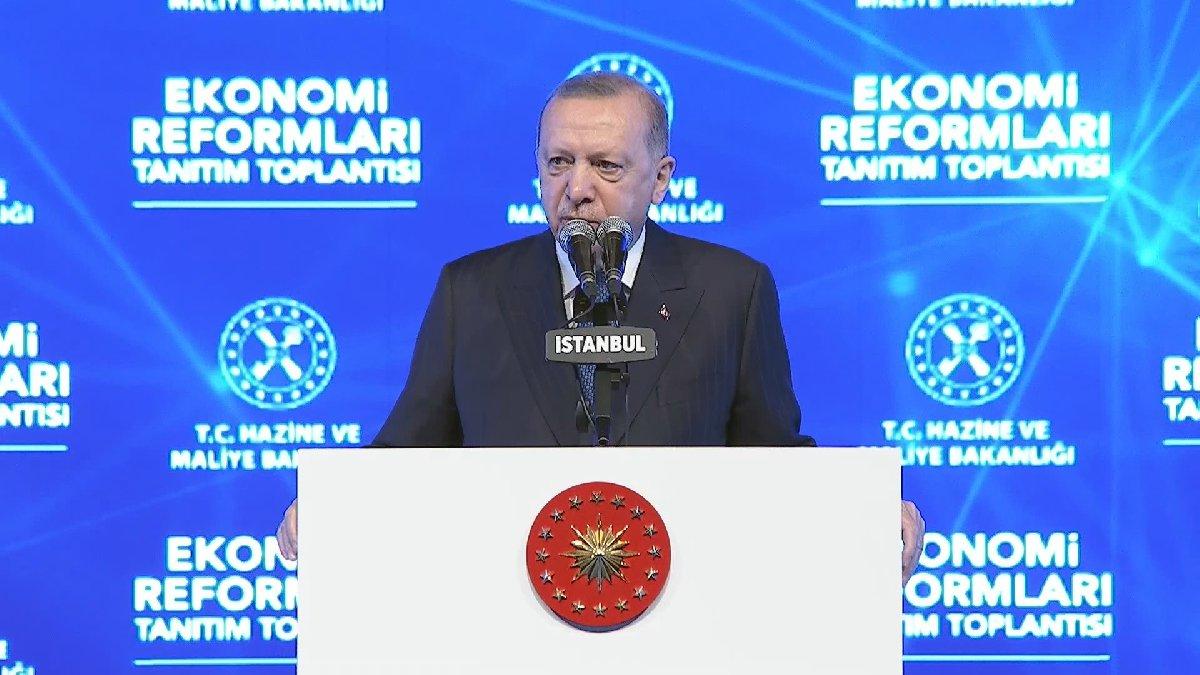 Cumhurbaşkanı Erdoğan: Ekonomi Reform Programını açıkladı