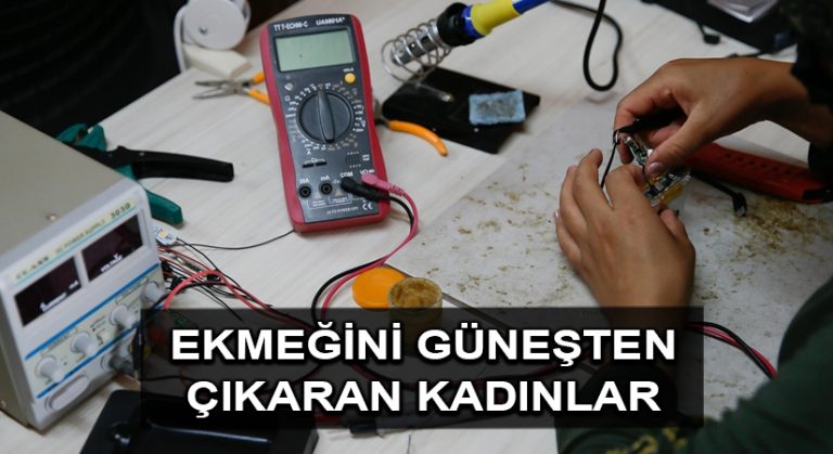Suriyeli kadınlar güneş enerjili şarj cihazı üretimiyle ekonomik bağımsızlıklarını kazanmaya çalışıyor
