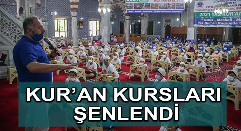 Kur’an kursları şenlendi