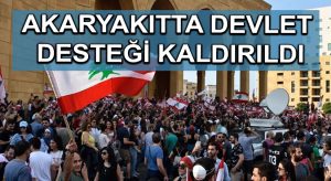 Akaryakıtta devlet desteği kaldırıldı