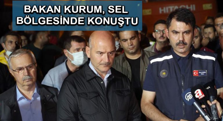 Bakan Kurum, sel bölgesinde konuştu