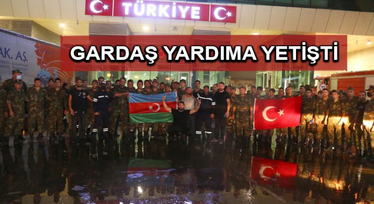 Gardaş yardıma yetişti