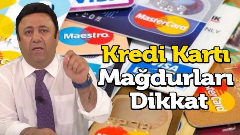 Kredi kartı Mağdurları dikkat