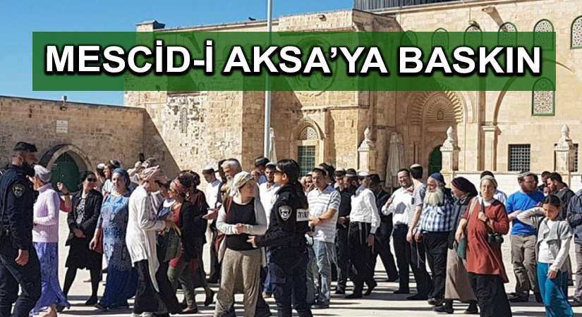 Fanatik Yahudilerden Mescid-i Aksa’ya baskın