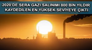 2020’de sera gazı salınımı 800 bin yıldır kaydedilen en yüksek seviyeye çıktı