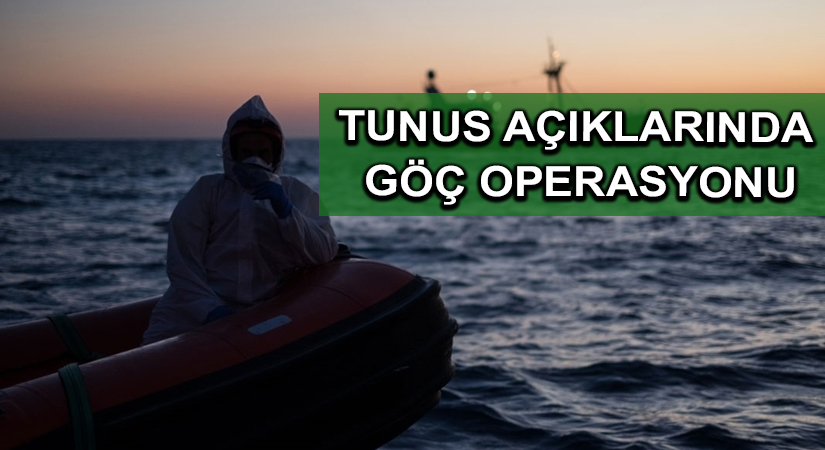 Tunus açıklarında göç operasyonu