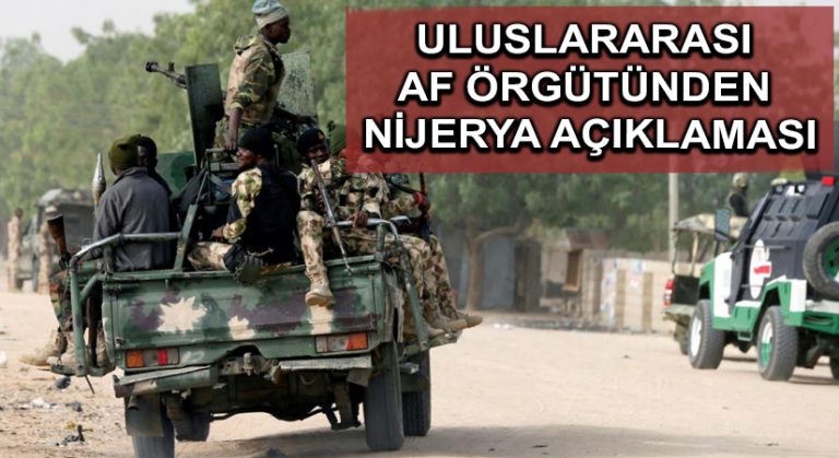 Uluslararası Af Örgütünden Nijerya açıklaması
