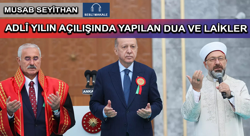 ADLÎ YILIN AÇILIŞINDA YAPILAN DUA VE LAİKLER