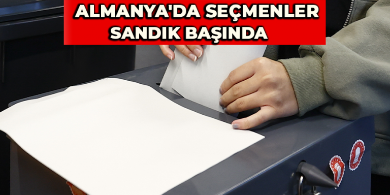 Almanya’da seçmenler sandık başında