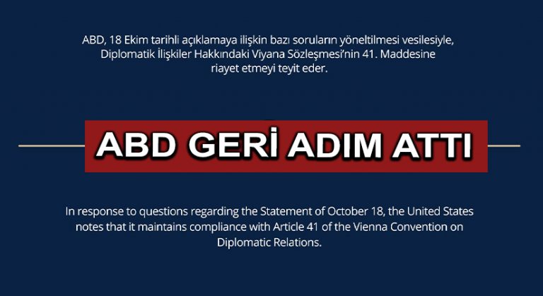 ABD geri adım attı