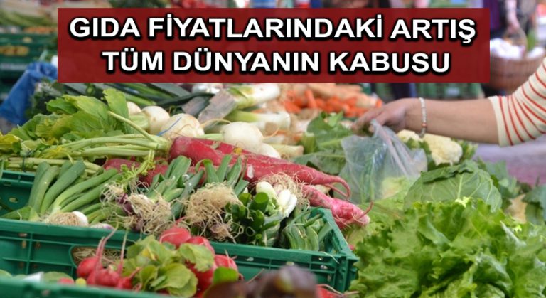 Gıda fiyatlarındaki artış tüm dünyanın kabusu