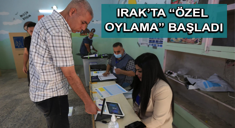 Irak’ta “özel oylama” başladı
