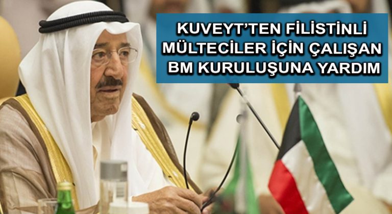 Kuveyt’ten Filistinli mülteciler için çalışan BM kuruluşuna yardım