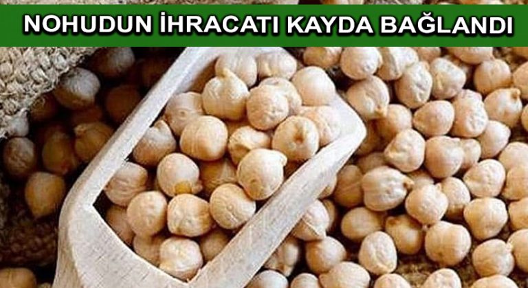 Nohudun ihracatı kayda bağlandı