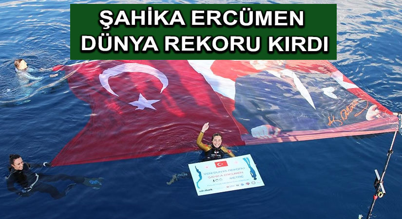Şahika Ercümen dünya rekoru kırdı
