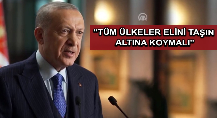 “Tüm ülkeler elini taşın altına koymalı”