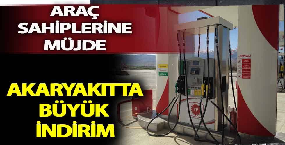 Akarayakıtta İndirim