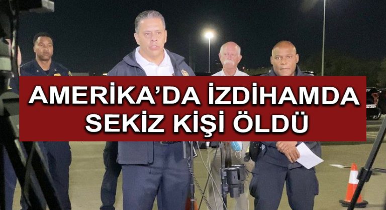 Amerika’da İzdihamda Sekiz Kişi Öldü