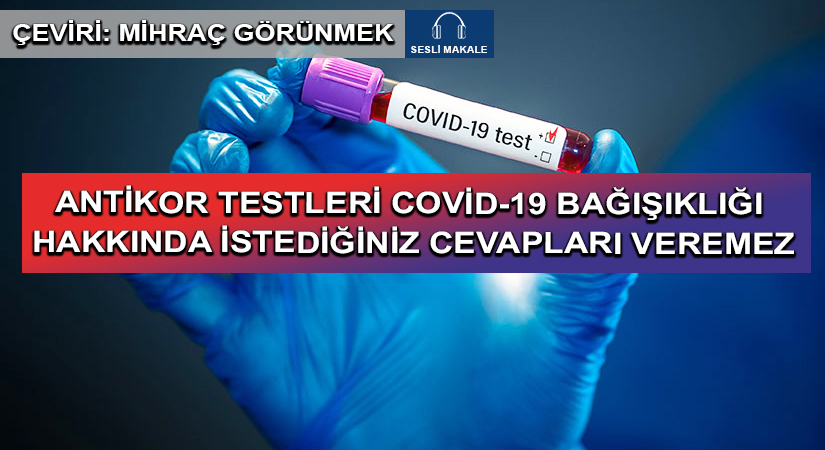 Antikor Testleri Covid-19 Bağışıklığı Hakkında İstediğiniz Cevapları Veremez