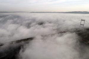 Sis, Boğaz trafiğini olumsuz etkiledi