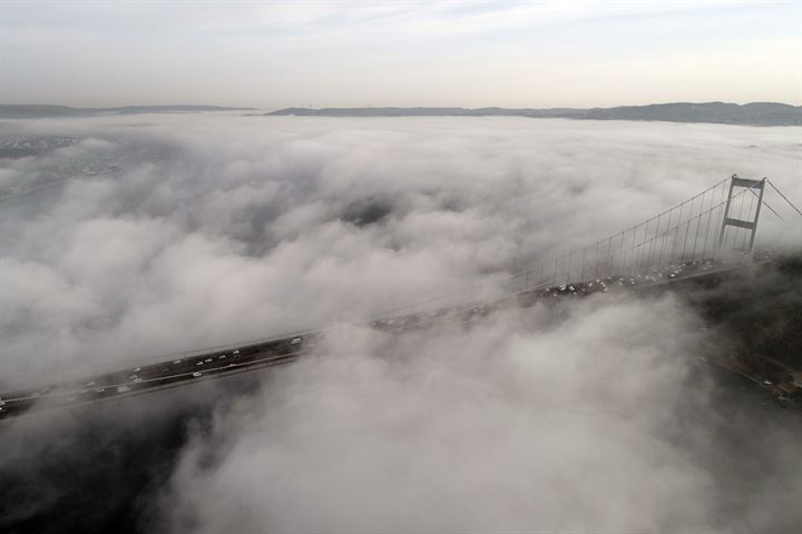 Sis, Boğaz trafiğini olumsuz etkiledi