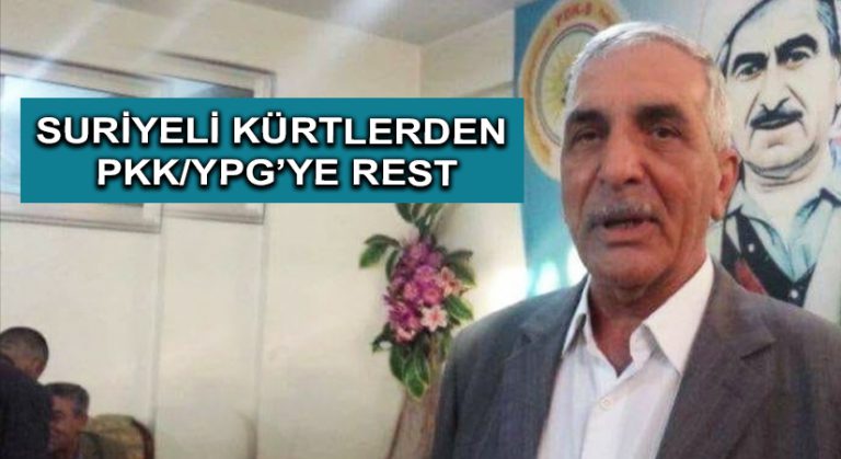 Suriyeli Kürtlerden PKK/YPG’ye Rest