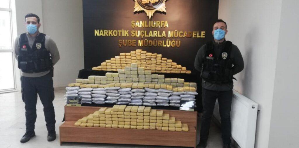 Şanlıurfa’da, 217 Kilogram Eroin Ele Geçirildi