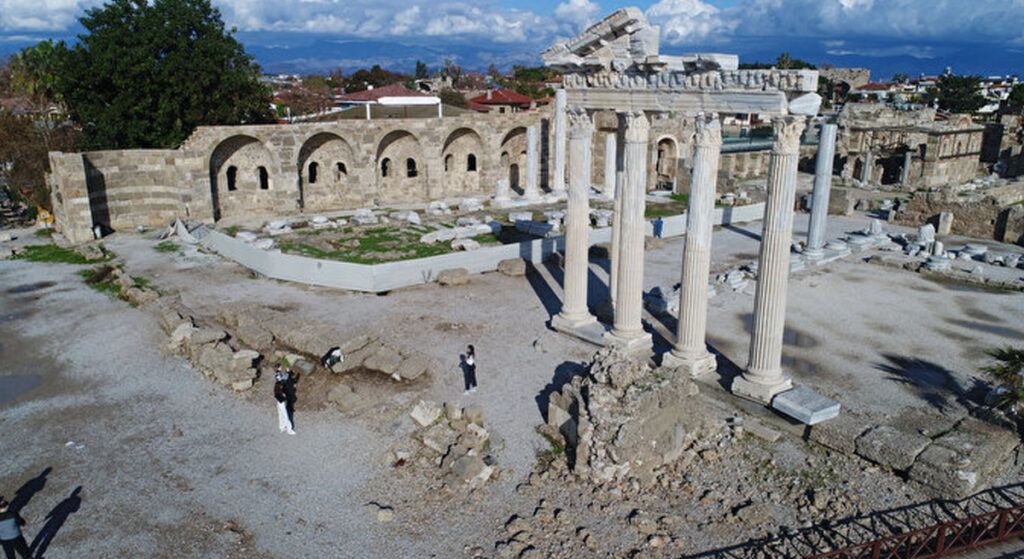 Antalya’da Evin Altında Tarihi Yapı Bulundu