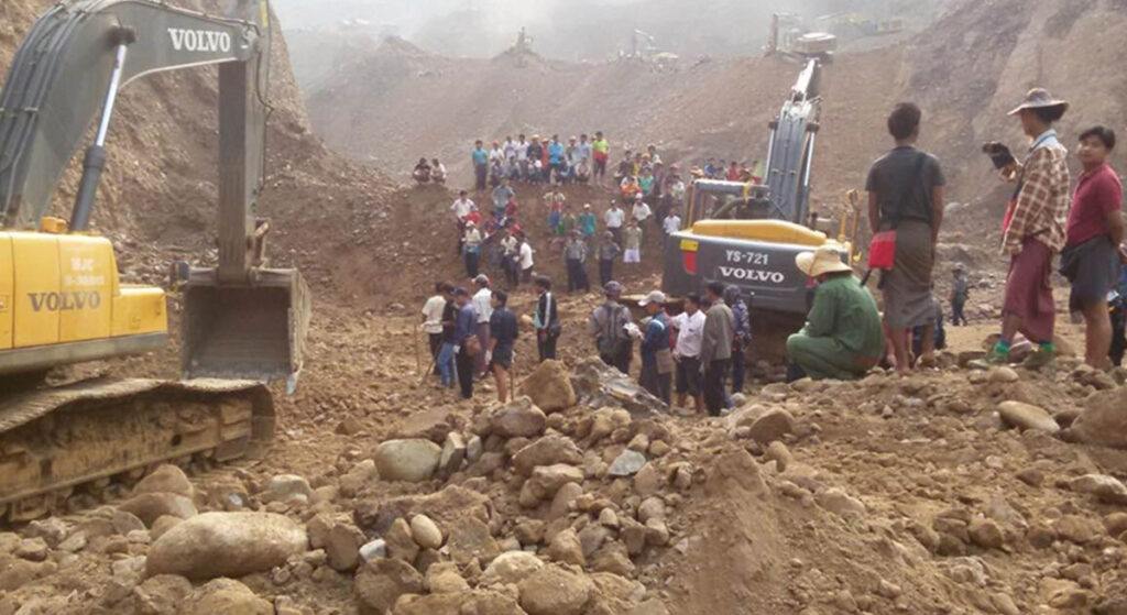 Myanmar’da madende oluşan heyelan sonucu en az 70 kişi kayboldu