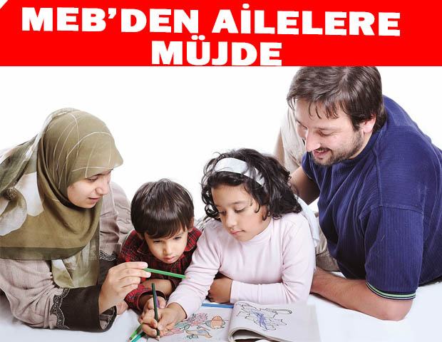 MEB’den Öğrenci Ailelerine Müjde