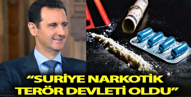 Suriye, Narko Devlet Oldu