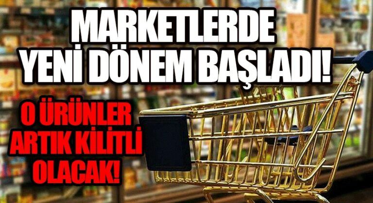 Marketlerde Yeni Dönem Başlıyor