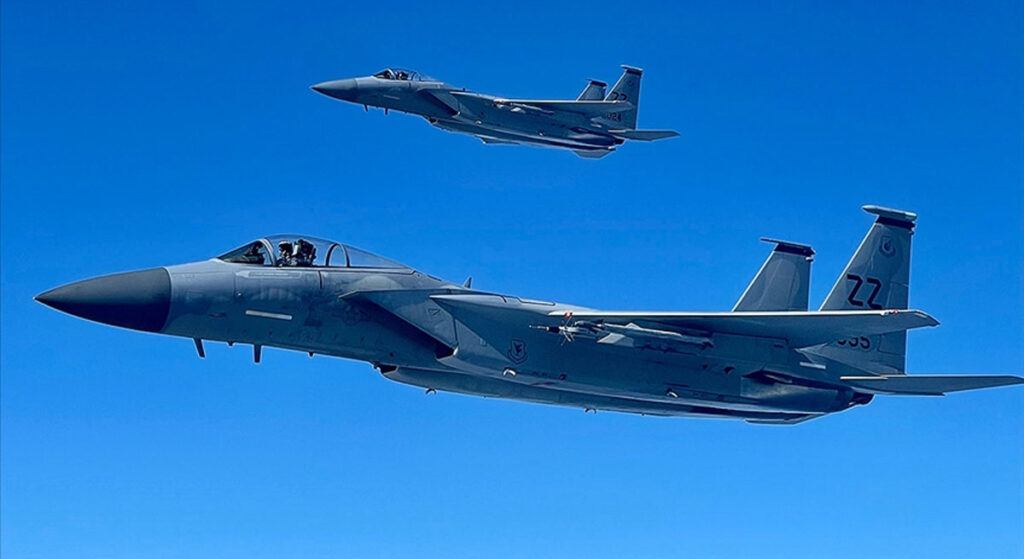 ABD’ye Ait F-15 Savaş Uçakları Estonya’da