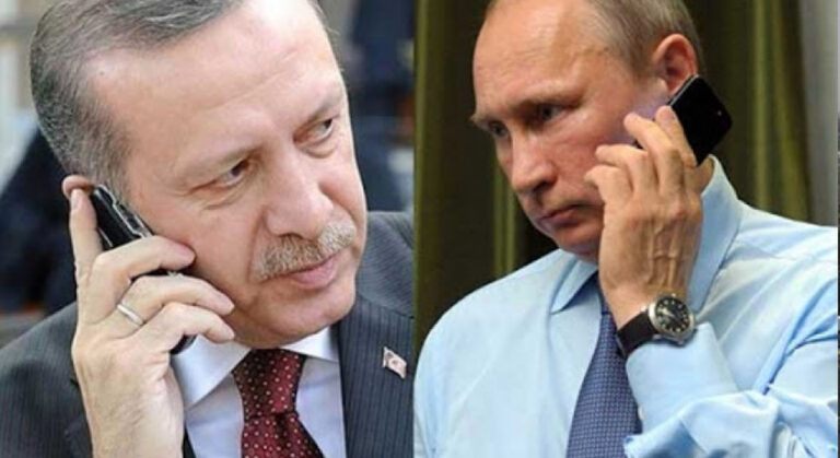 Cumhurbaşkanı Erdoğan, Rusya Devlet Başkanı Putin’le Görüşme Gerçekleştirdi