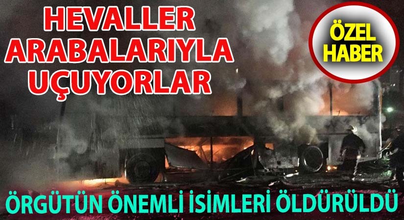 YPG Teröristleri Araçlarıyla İmha Edildi