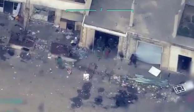 Suriye’de SİHA Şov Yapıldı Onlarca Terörist İmha Edildi