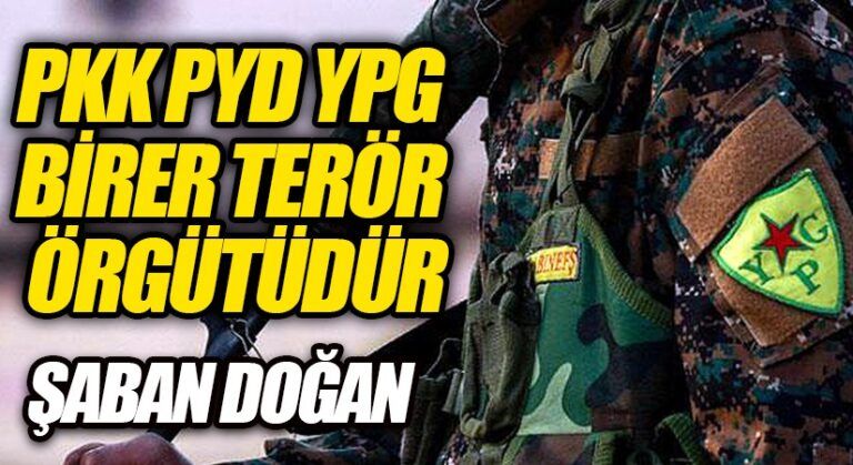 PKK PYD YPG BİRER TERÖR ÖRGÜTÜDÜR
