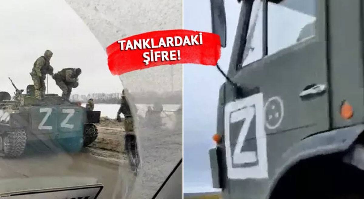 Rusya Tanklarındaki Gizemli İşaret