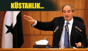 Esad Rejiminden Türkiye’den Küstah Talep