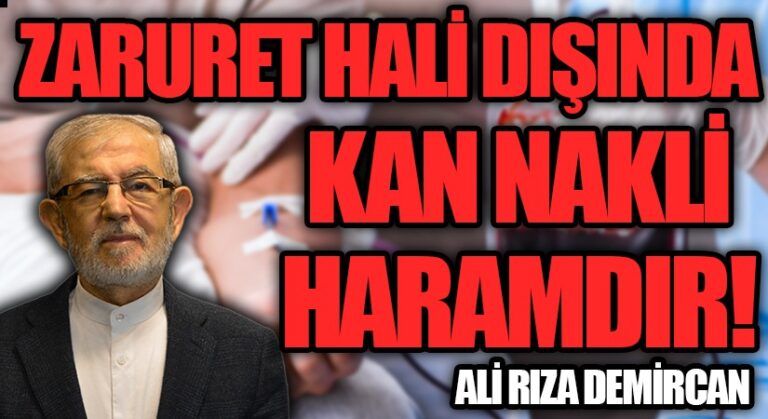 KAN NAKLİ HARAMDIR