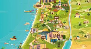 Gençlik Grubu Filistin Haritasını İlham Verici Ve Detaylı Bir Şekilde Tasarlıyor!