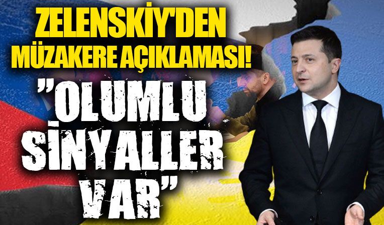 Zelenskiy’den Müzakere Açıklaması!
