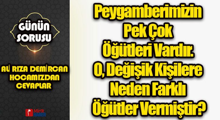 GÜNÜN SORUSU | ÖĞÜTLER