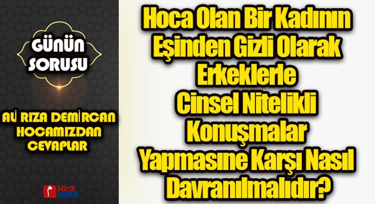 GÜNÜN SORUSU | BAŞKA ERKEKLE KONUŞMAK