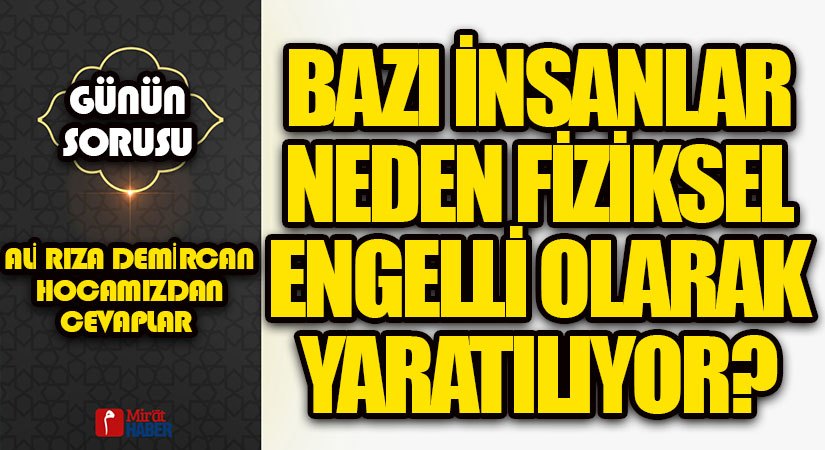 GÜNÜN SORUSU | FİZİKSEL ENGEL