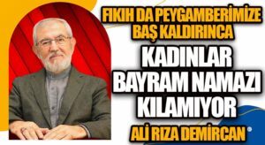 KADINLAR BAYRAM NAMAZI KILAMIYOR