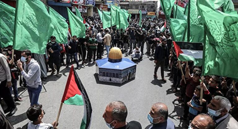 Gazze’de İsrail Protestosu