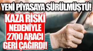 Toyota 2700 elektrikli aracı kaza riski nedeniyle geri çağırdı