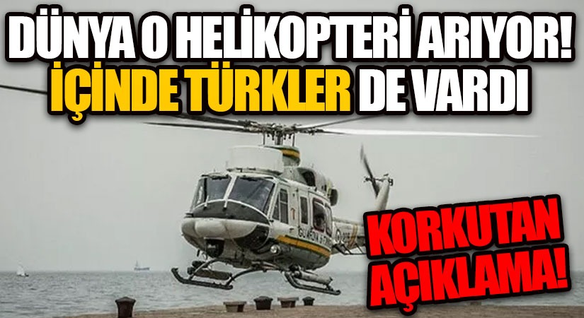 İtalya’da Helikopter Kayboldu: 4’ü Türk, 7 Kişi Aranıyor